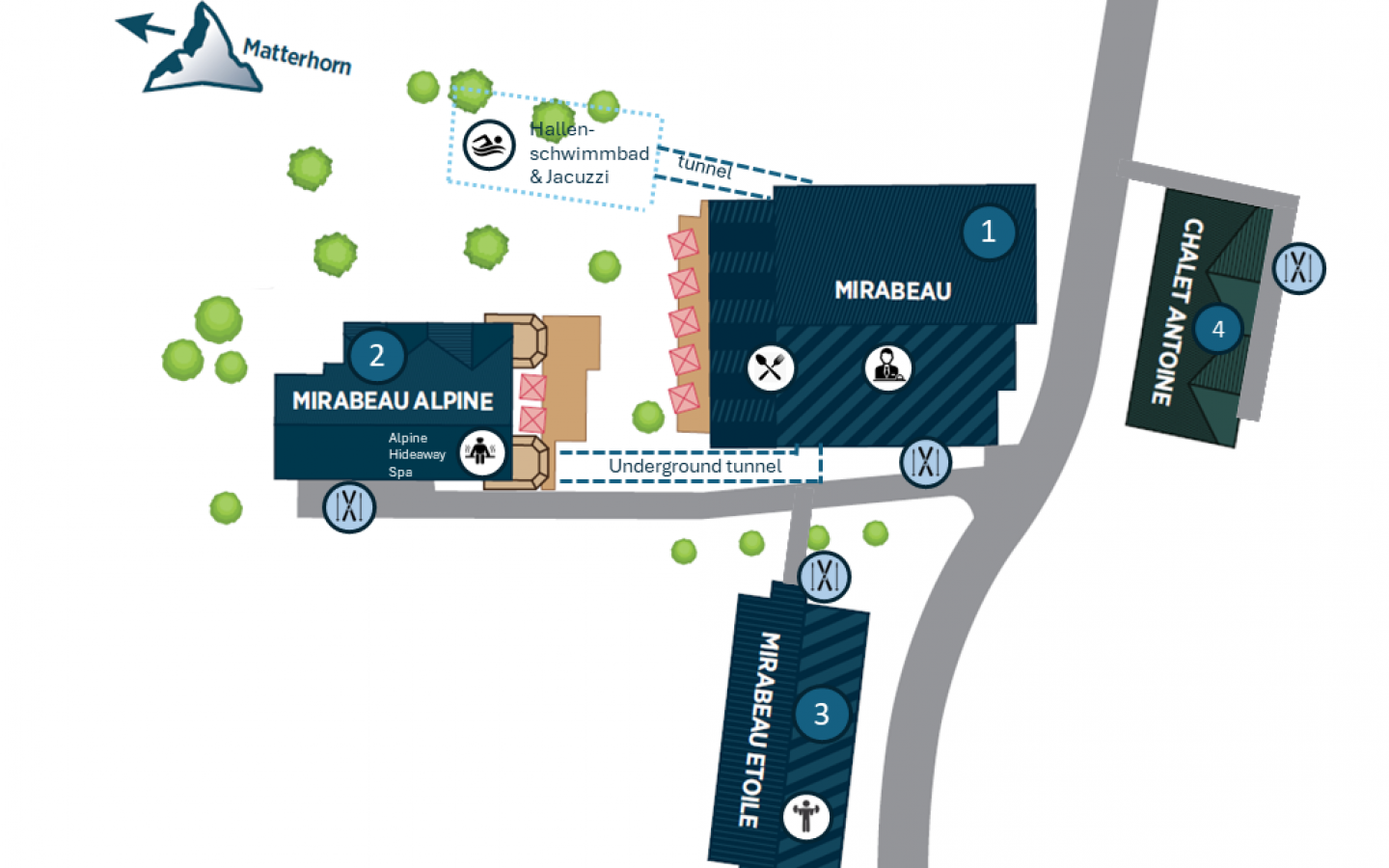 Le Mirabeau map